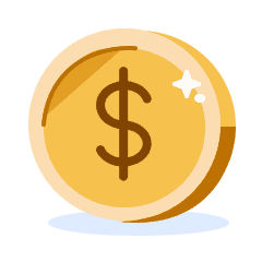 An illustration of a dollar.