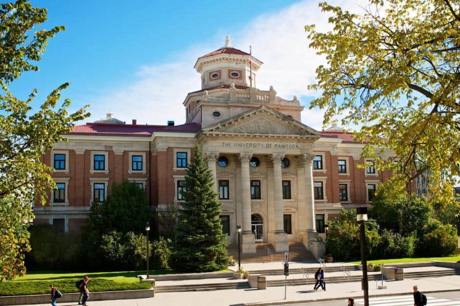 A photo of the University of Manitoba.
