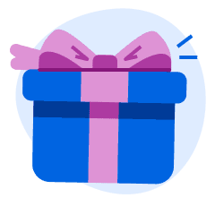 An illustration of a gift box.