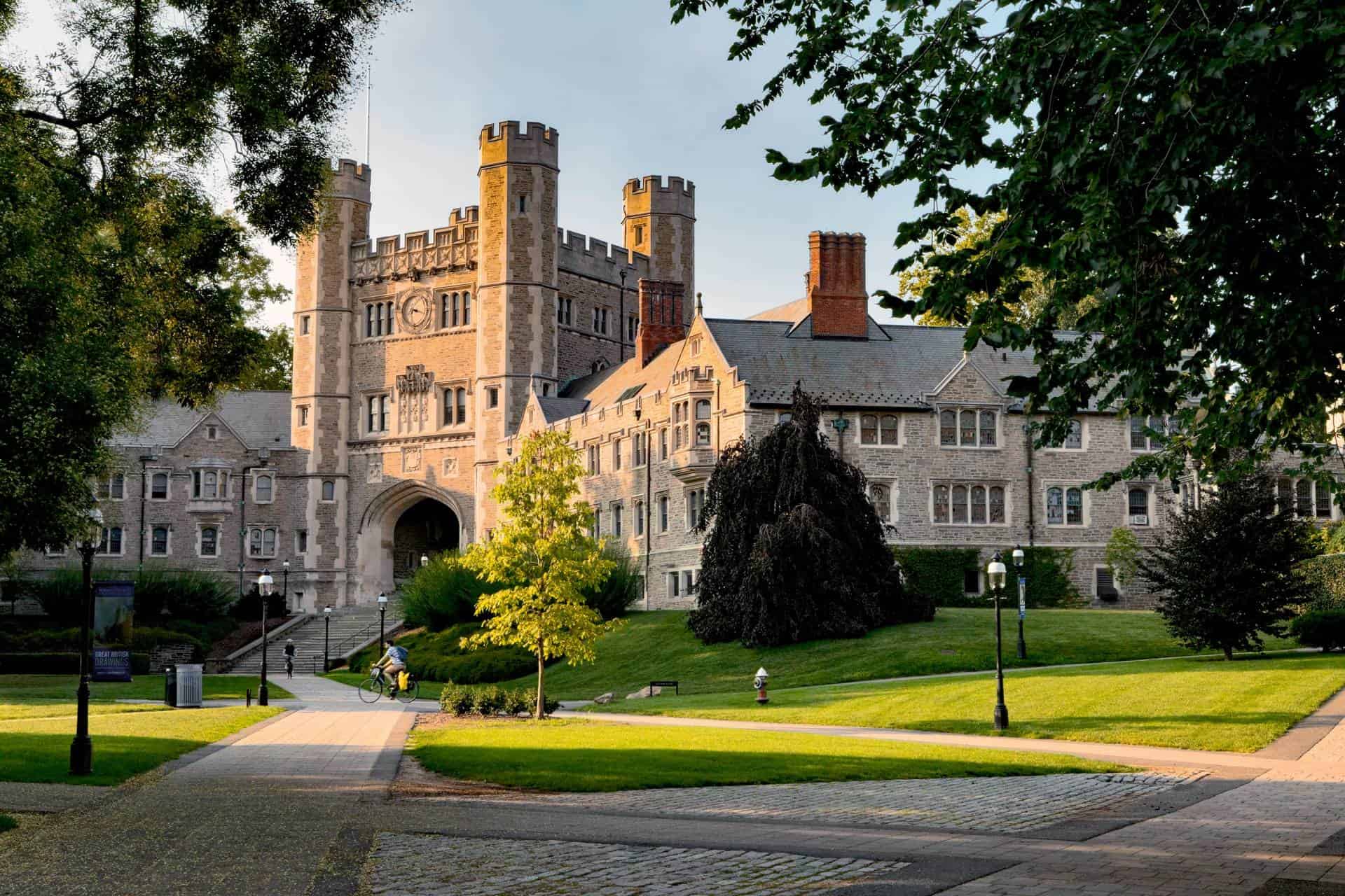 A photo of Princeton University's campus.