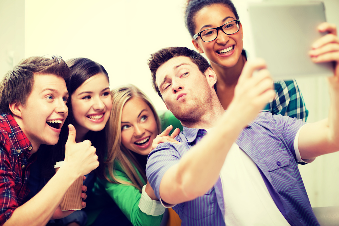 Group taking a photo