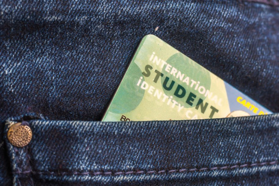 Student ID in pocket