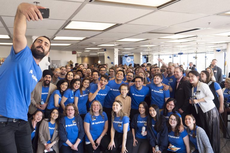 ApplyBoard staff taking a selfie