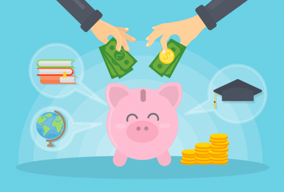 Piggy bank graphic