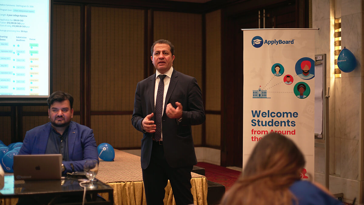 Speaker at ApplyBoard 101 event