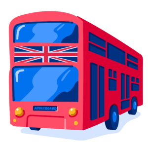Double decker bus illustration