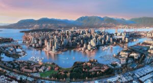 Photo of Vancouver from above
