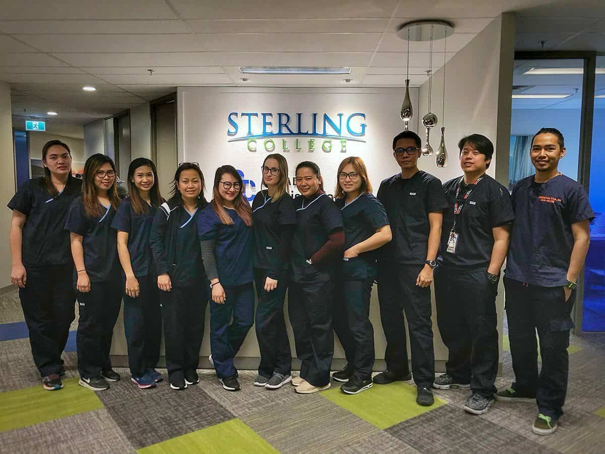 Photo of group of Red Deer College at Sterling College students