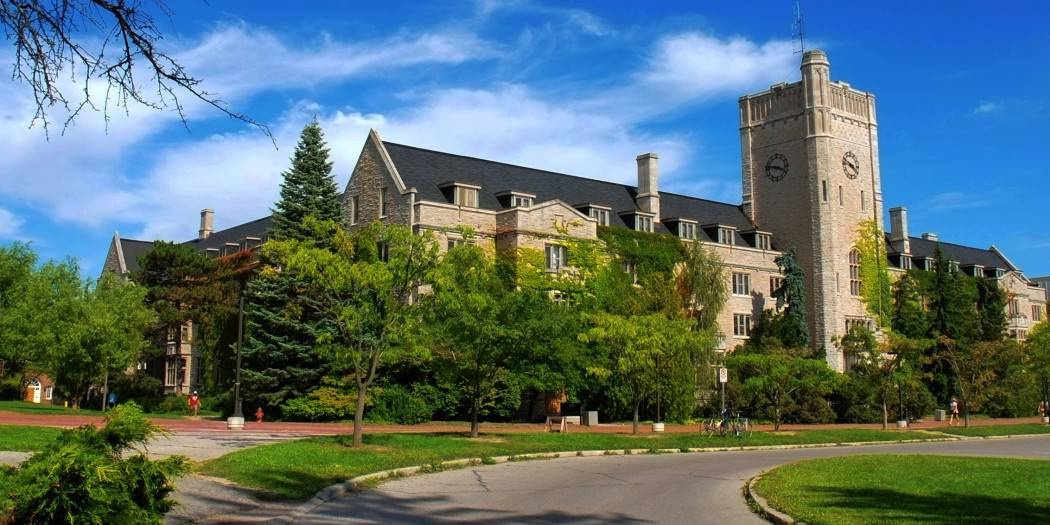 A photo of the University of Guelph's Johnston Hall building.