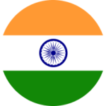 An illustration of (part of) the Indian flag
