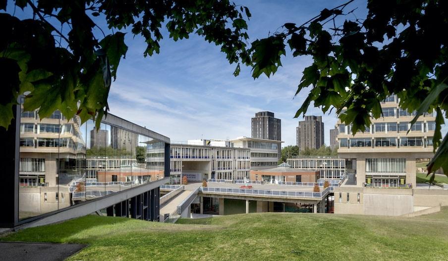 A photo of the University of Essex's Colchester campus.