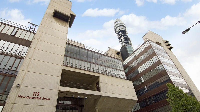A photo of the University of Westminster's Cavendish Campus.