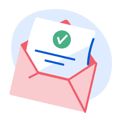 An illustration of a verified email.