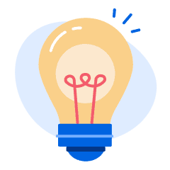 An illustration of a light bulb.