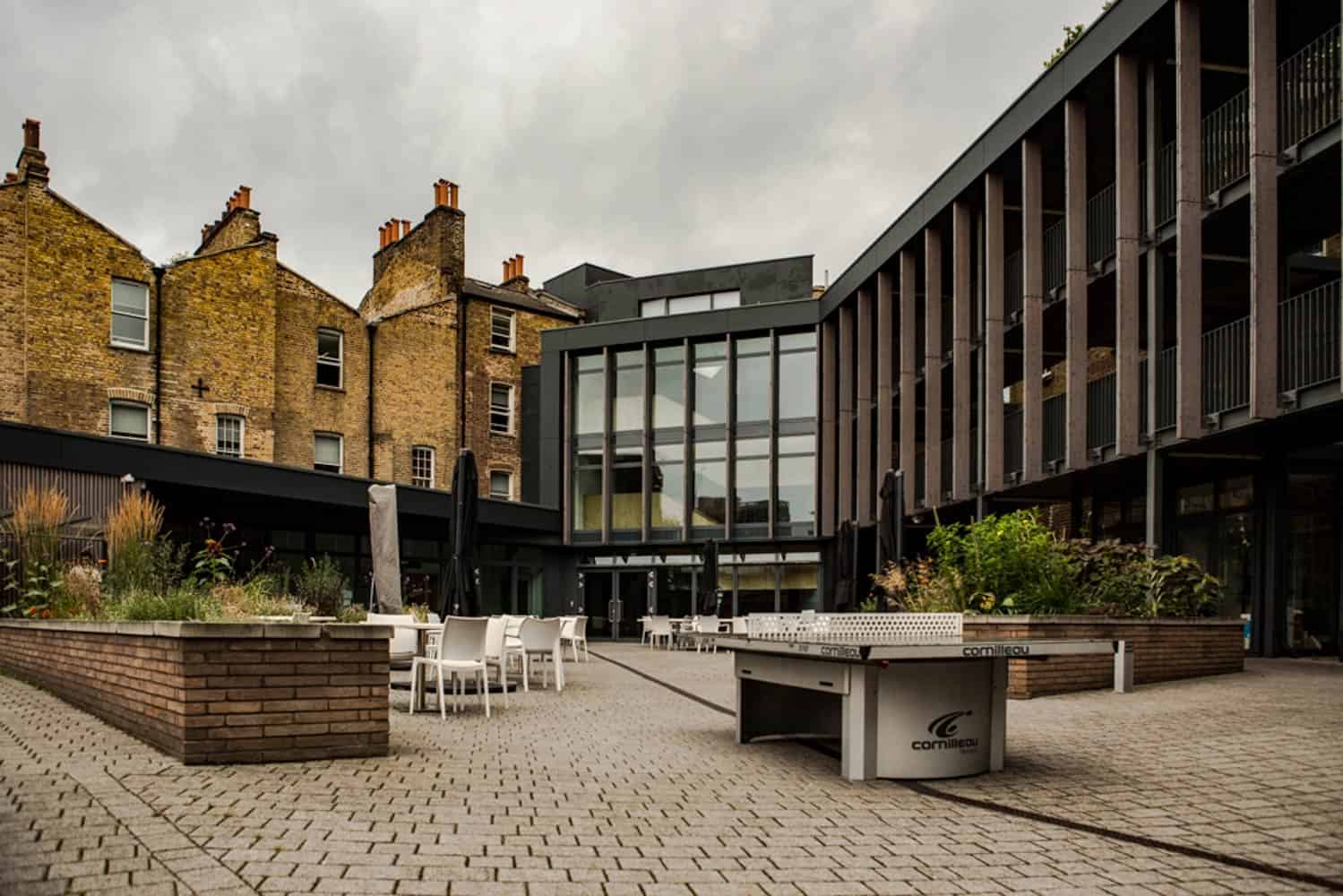A photo of London South Bank University's campus.