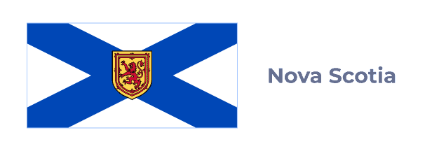 Nova Scotia Flag and Name