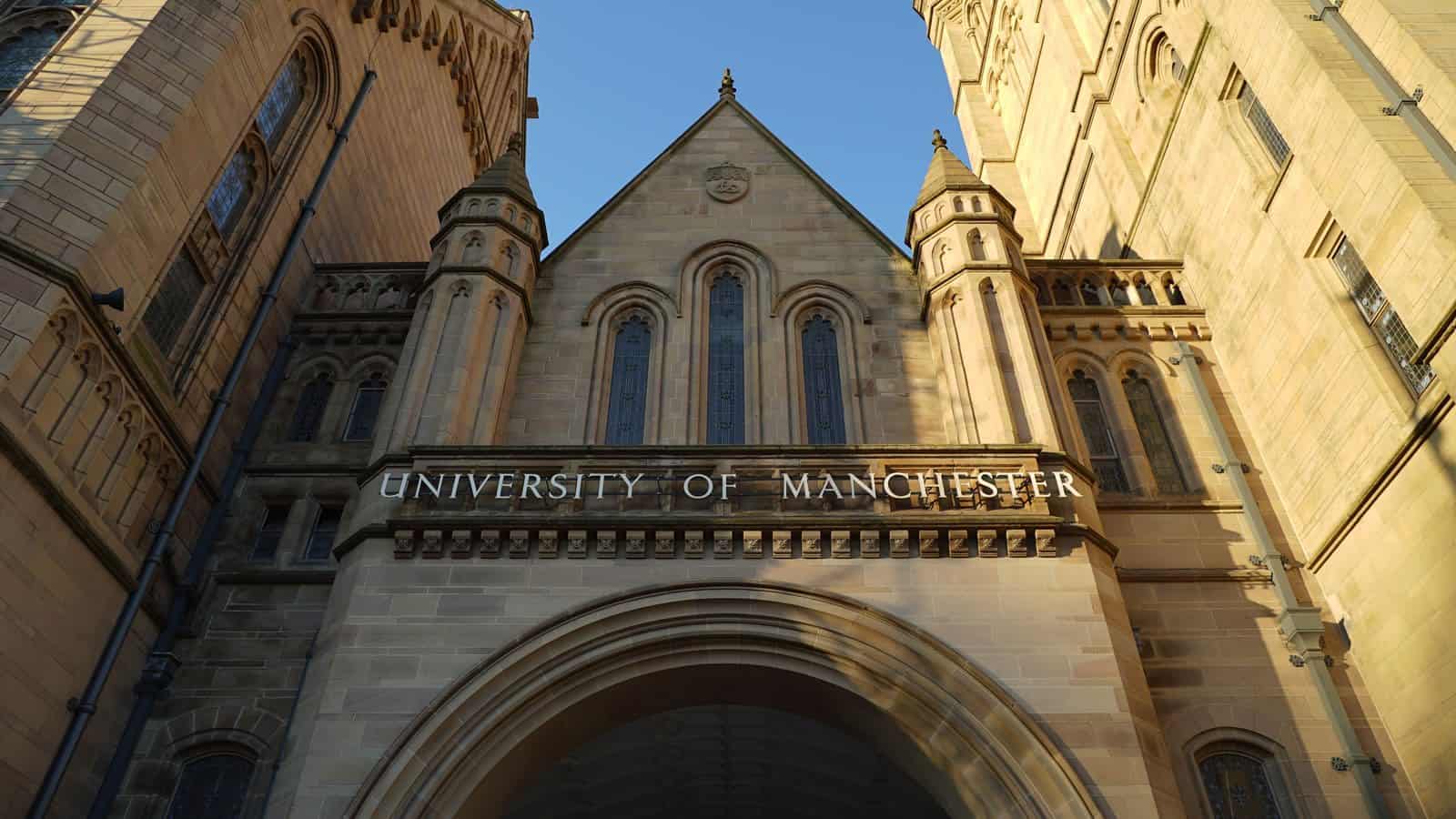 A photo of the University of Manchester.