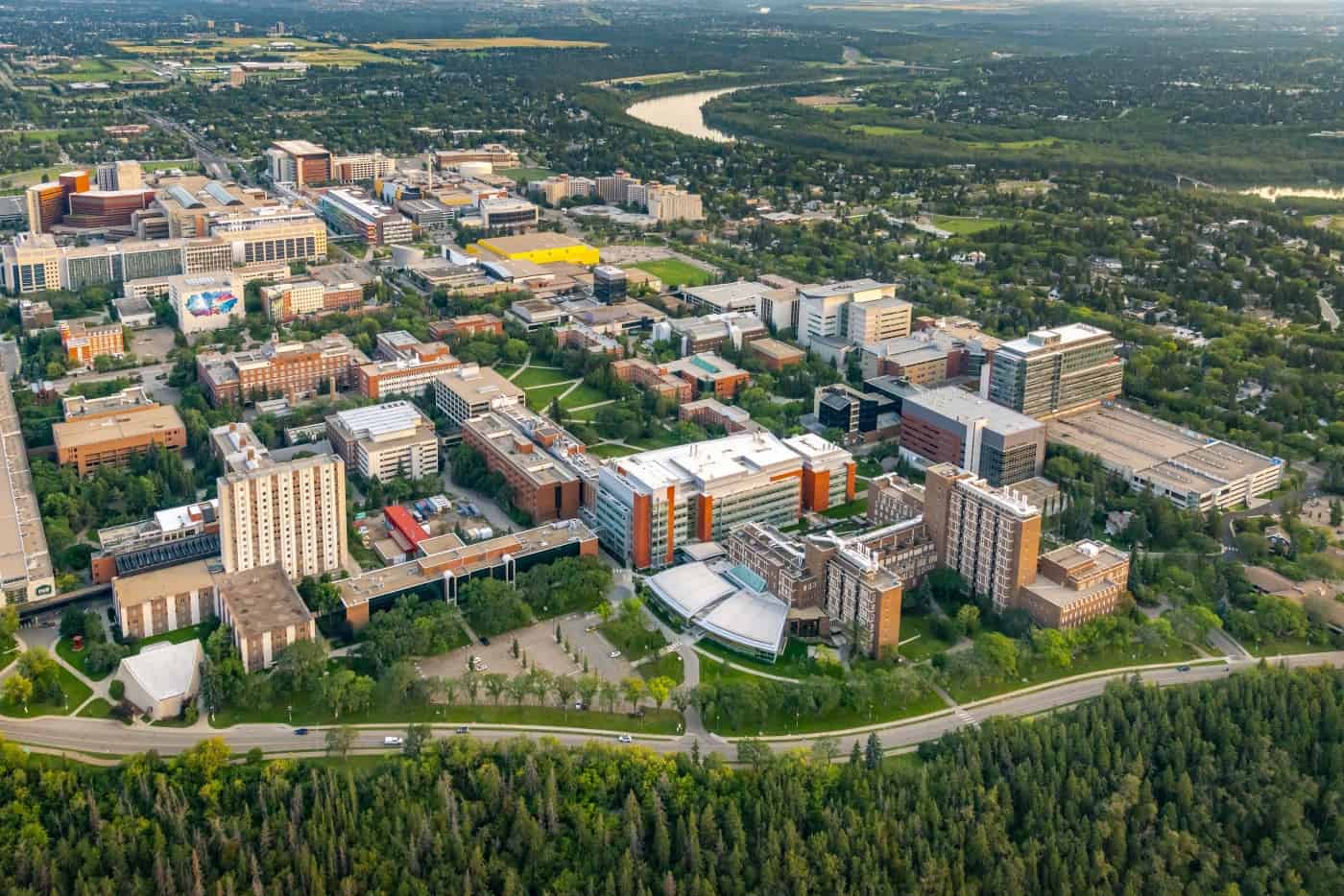 A photo of the University of Alberta.