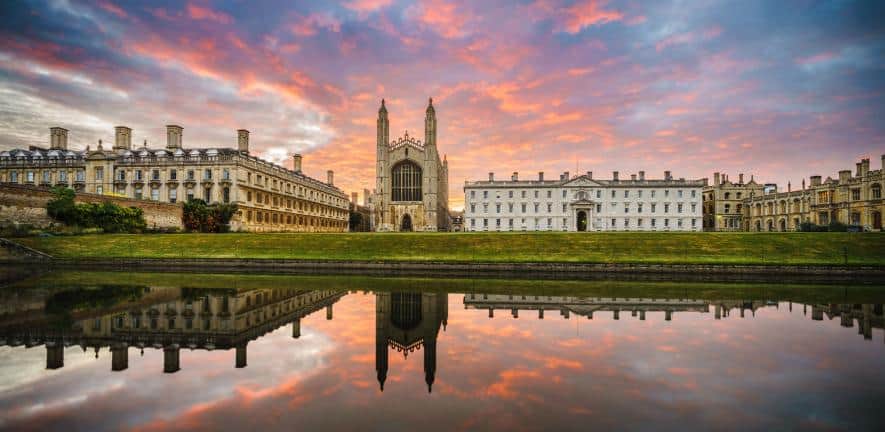 A photo of the University of Cambridge.