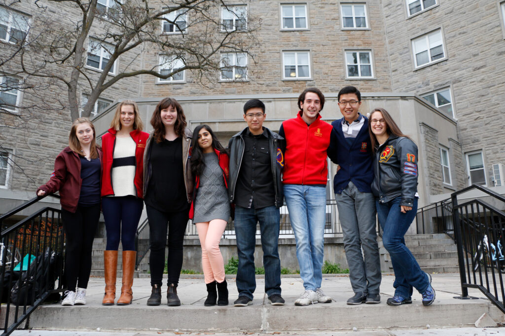 Photograph of Queen's students