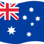 An illustration of the Australian flag.