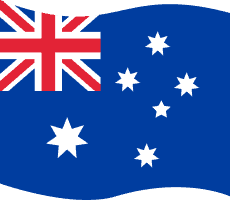 An illustration of the Australian flag.