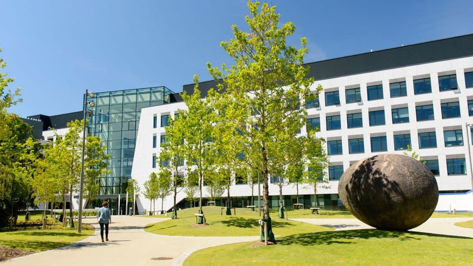 A photo of University of College Dublin's campus.