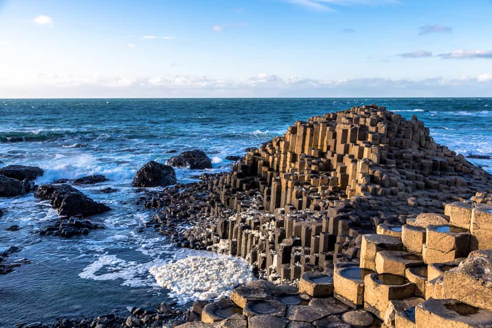 A photo of Giant's Causeway in Northern Ireland.