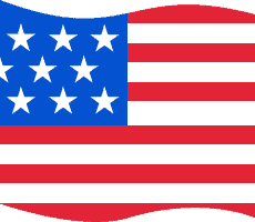 An illustration of United States' American flag.
