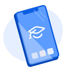 Illustration of iPhone with ApplyBoard logo