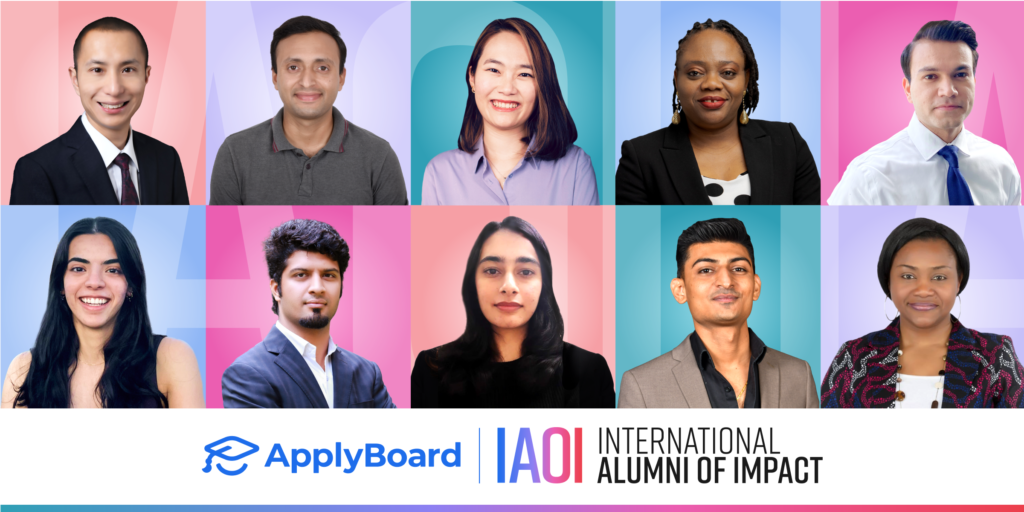 A photo collage of the 2024 International Alumni of Impact.