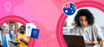 ApplyInsights banner featuring Australia iconography and photos of students