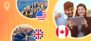 Blog banner showing flags for Canada, the US, and the UK
