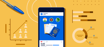 Header for South Asia AI blog showing a cell phone with travel documents, a pen, and some generic graphs