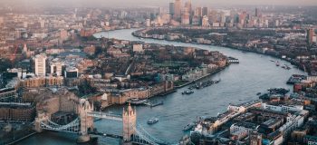 London, England from above