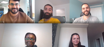 ApplyBoard new hires on video call