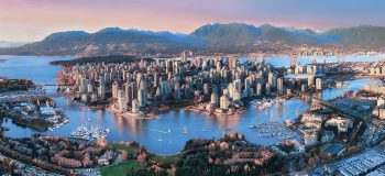 Photo of Vancouver from above